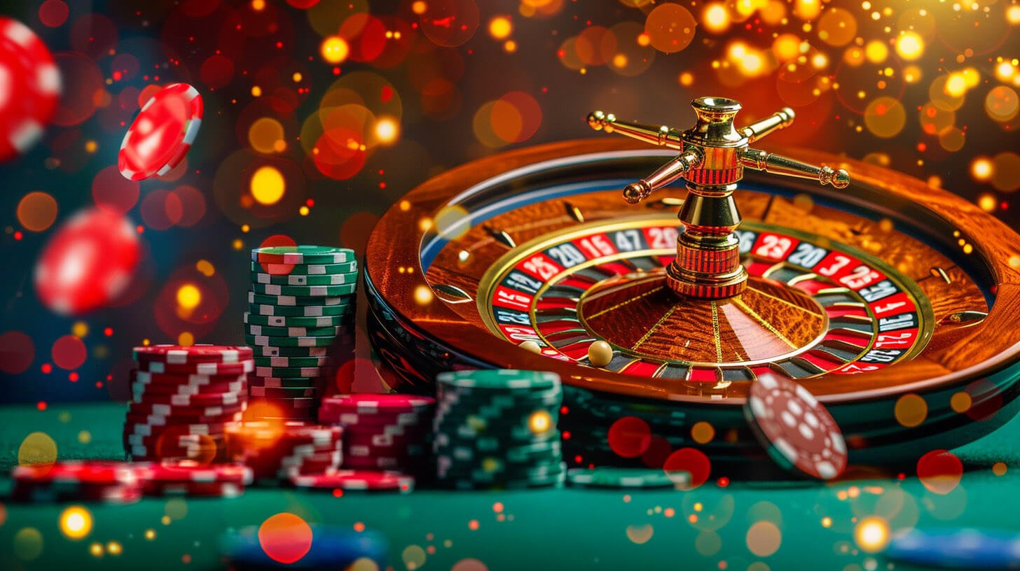 Dealer kasino live profesional sedang melayani pemain melalui video streaming